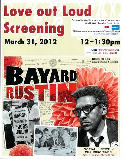 Bayard Rustin Love Out Loud