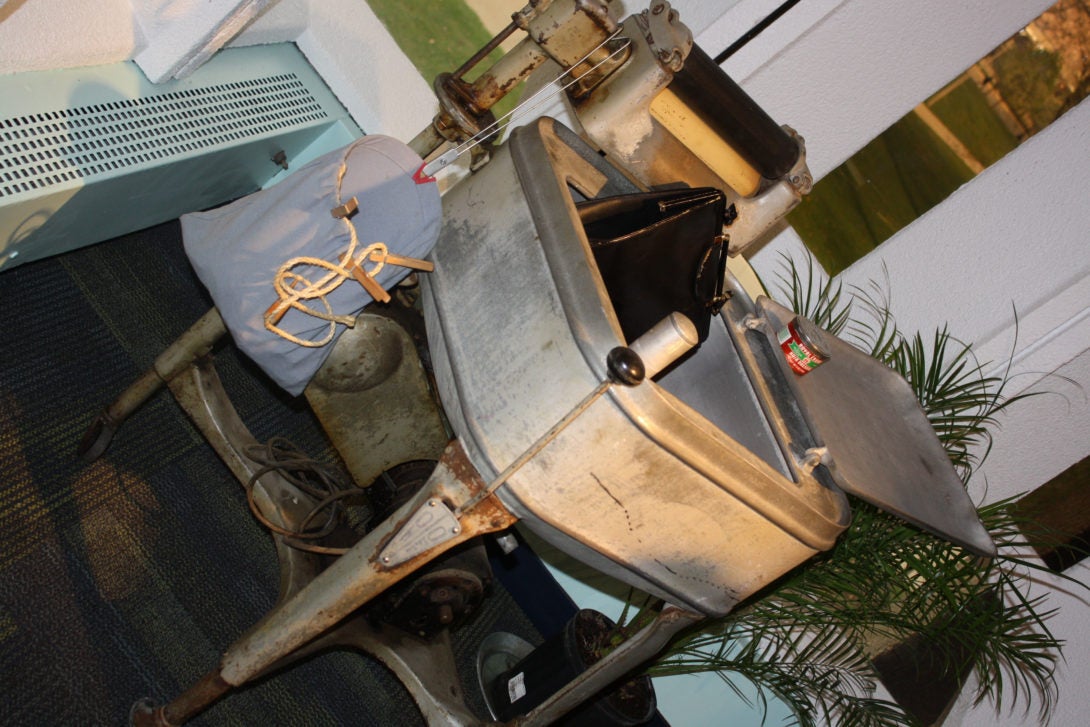 Potbelly Stove and Maytag Wringer Washer