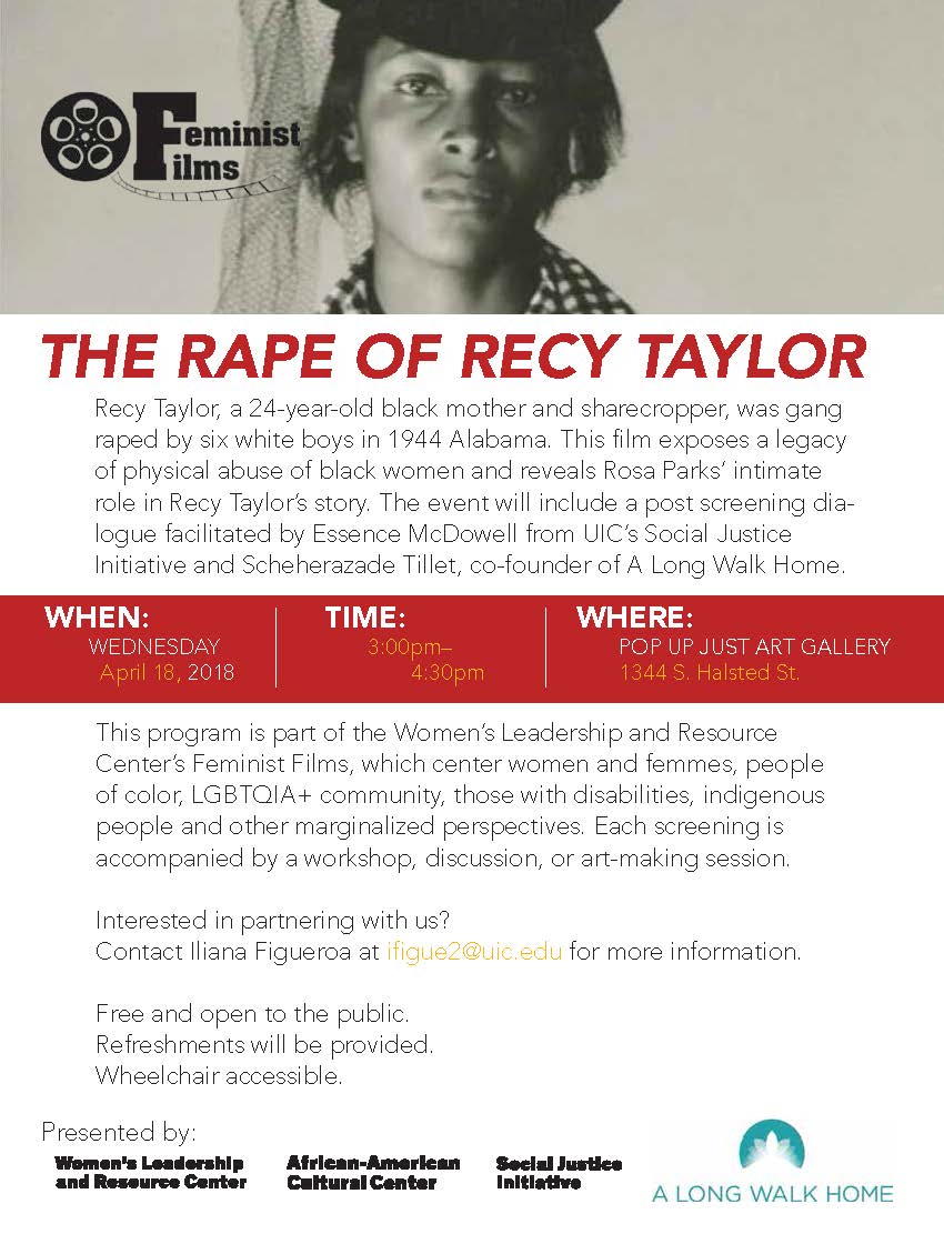 Recy Taylor Flyer