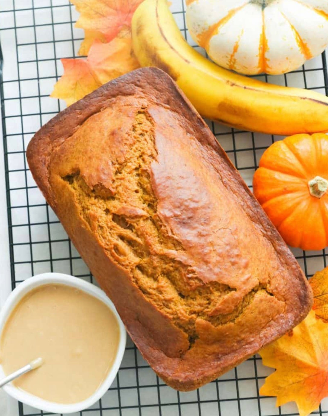 pumpkin banana bread