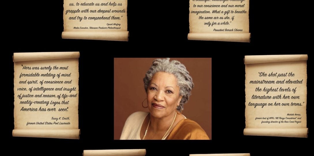 Toni Morrison Quote board, Magazine Collage, and Acknowledgments